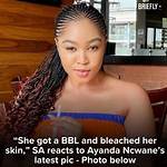 Ayanda Ncwane Accused of Bleaching