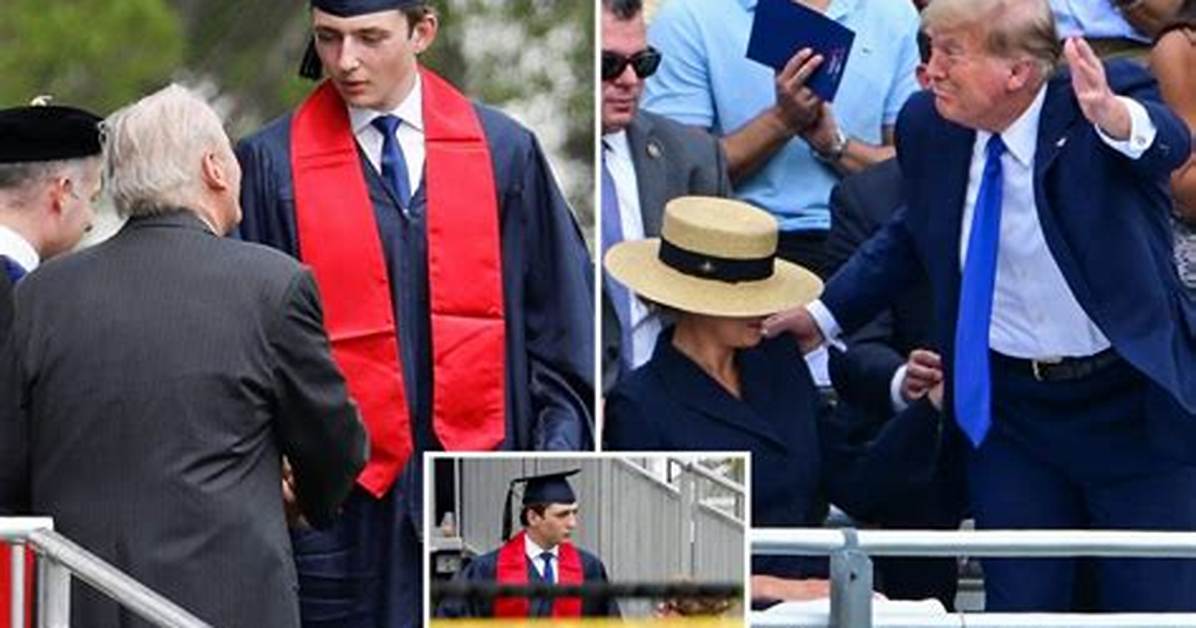 Barron Trump's Graduation Photos: Witness the Moment | Unseen Images