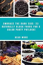 Black Foods for Color Party
