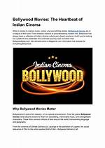 Bollywood: the Heartbeat of Indian Cinema