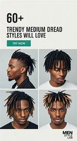 Discover the Allure of Medium Dread Styles for Guys: a Style Odyssey