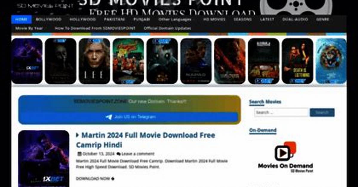 Discovering Sdmoviespoint: Your Ultimate Source for Free Movies and Tv Shows