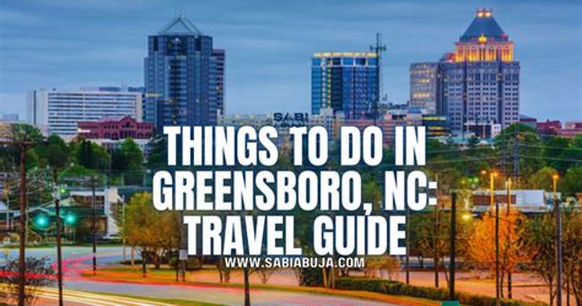 Exploring Greensboro: a Guide to Skipping the Game