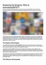 Exploring the Enigma: Madison Shaumon
