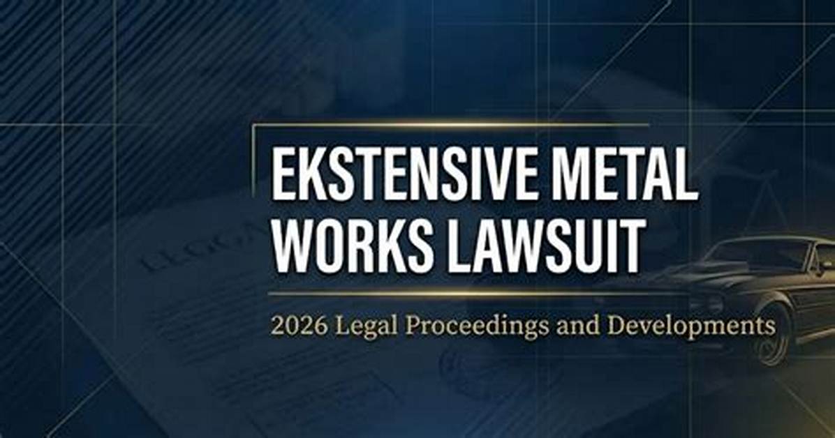 Extensive Metal Works Lawsuit Update: Everything You Need to Know