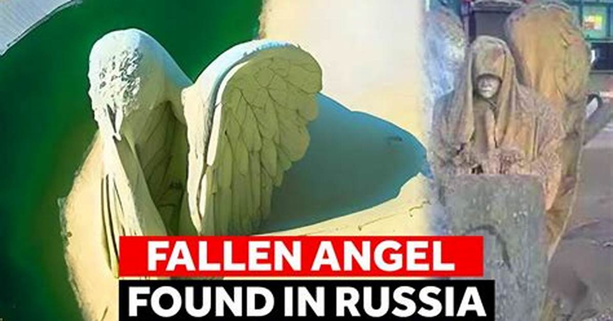 Fallen Angel Statue Found in Russian Quarry