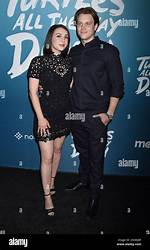 Hannah Marks and Alex Saxon