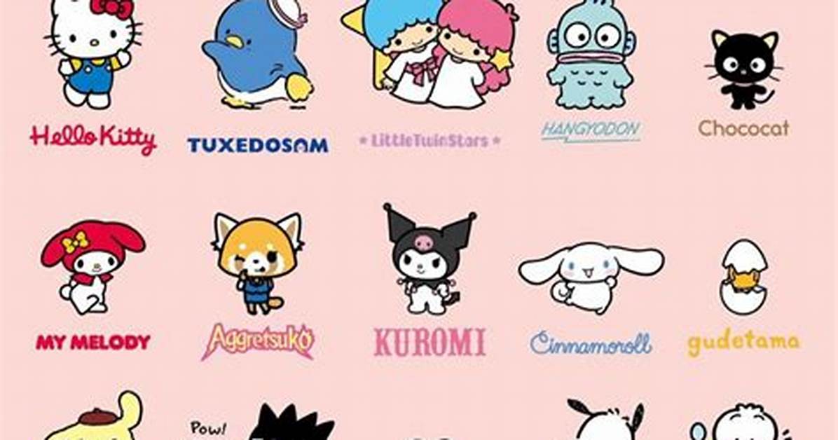 Hello Kitty Character Names: a Comprehensive Guide