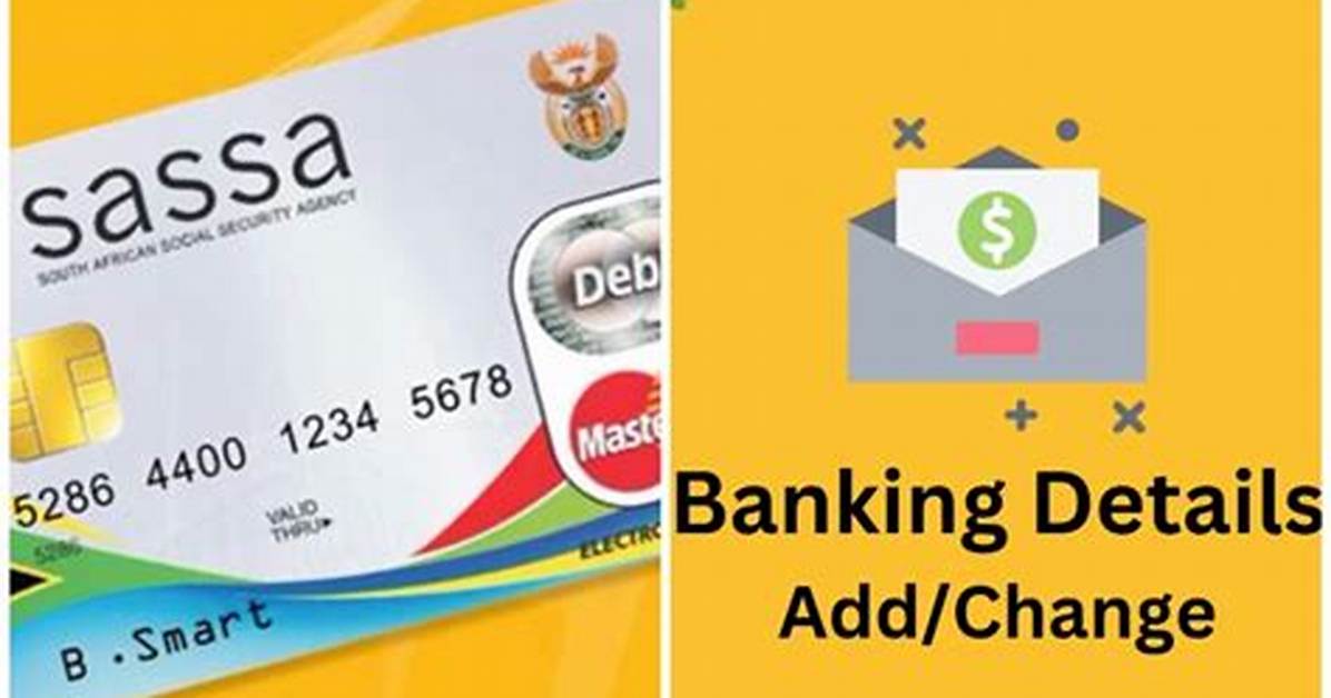 How to Submit Banking Details to Sassa