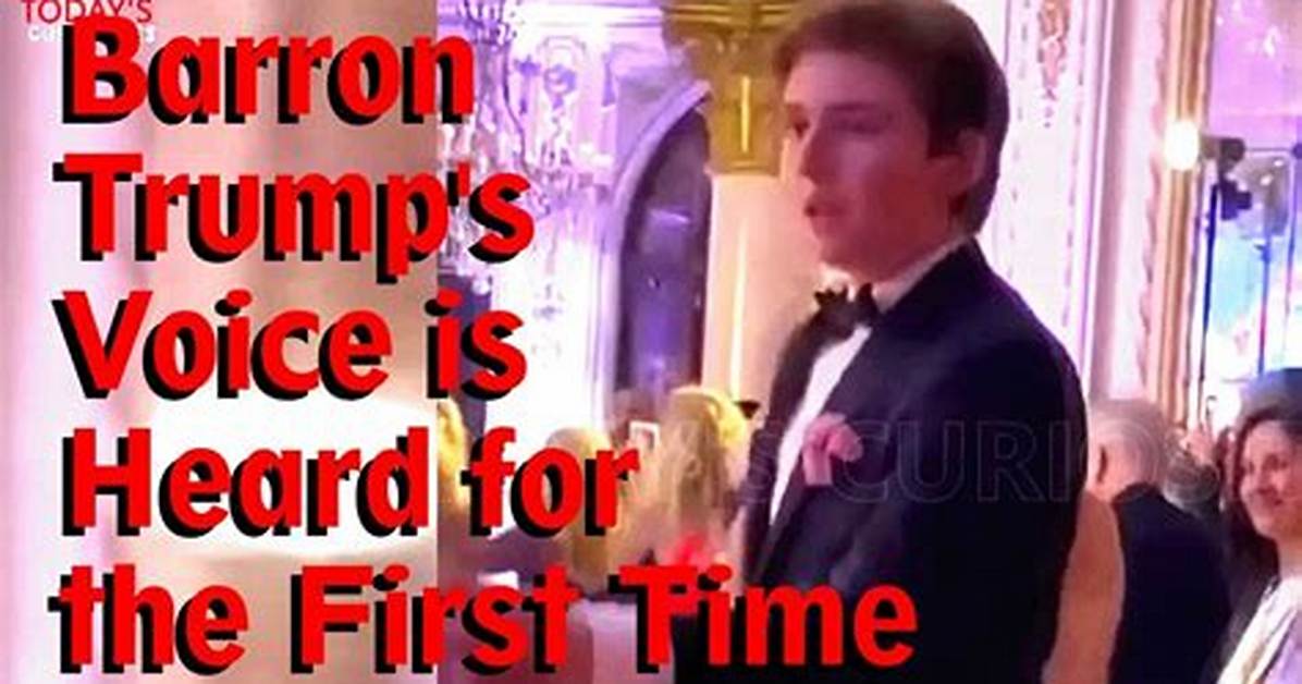 Is Barron Trump a Singer? Exploring the Young Trump's Musical Talent