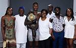 Israel Adesanya Wife and Child