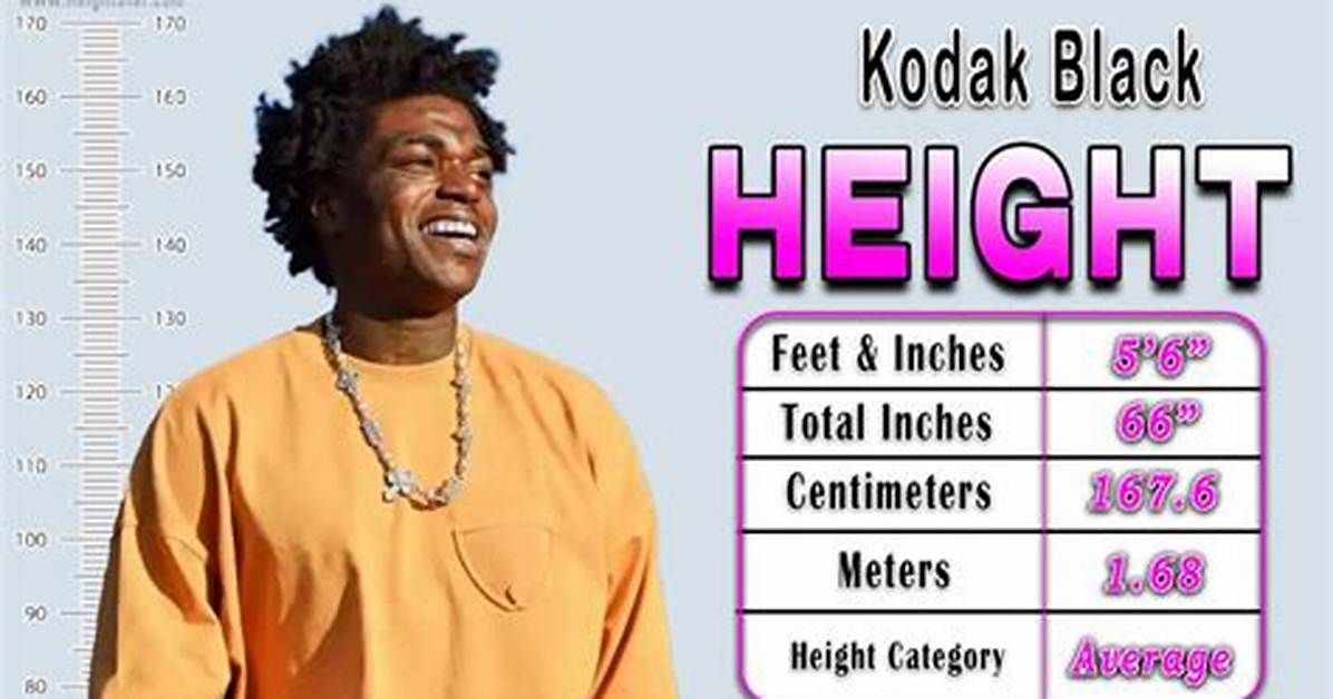 Kodak Black Height: Everything You Need to Know