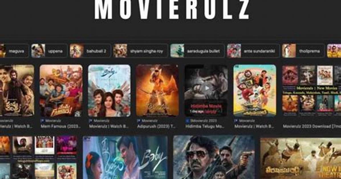 Movierulz Telugu 2024 - Download Your Favorite Movies Safely