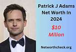 Patrick J Adams Net Worth 2024