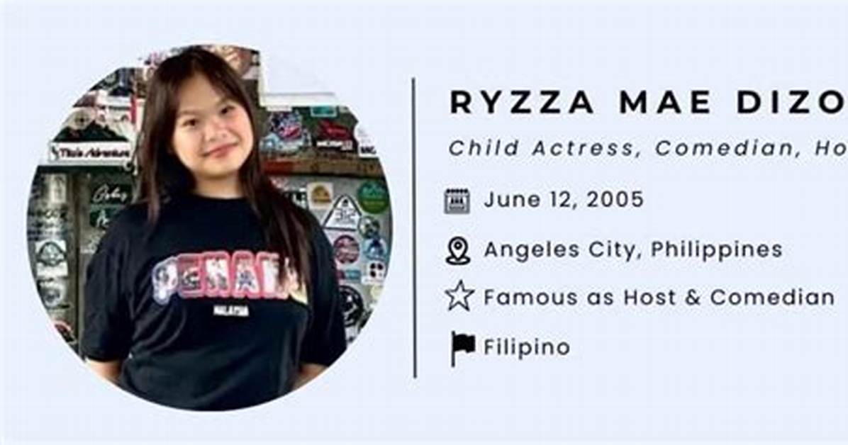 Ryzza Mae Dizon Height, Weight, Net Worth, Age, Birthday, Wikipedia, Who, Nationality, Biography