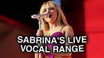 Sabrina Carpenter's Extensive Vocal Range: Unveiling Her Noteworthy Vocal Abilities