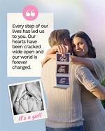 See Her Sweet Announcement ·