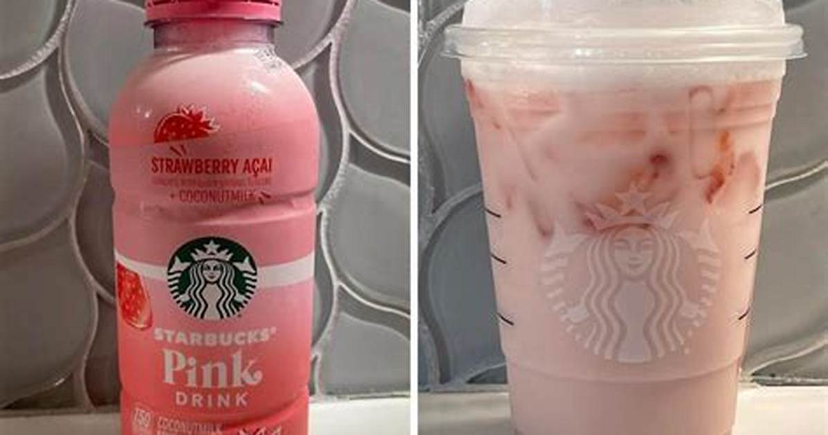 Starbucks Recently Released a Bottled Version of Its Viral Pink Drink. I Tried Both Beverages to See