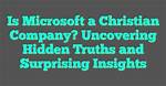 Surprising Insights and Unveiled Truths