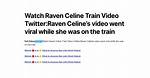 The "Raven Celine Leak" Exposed
