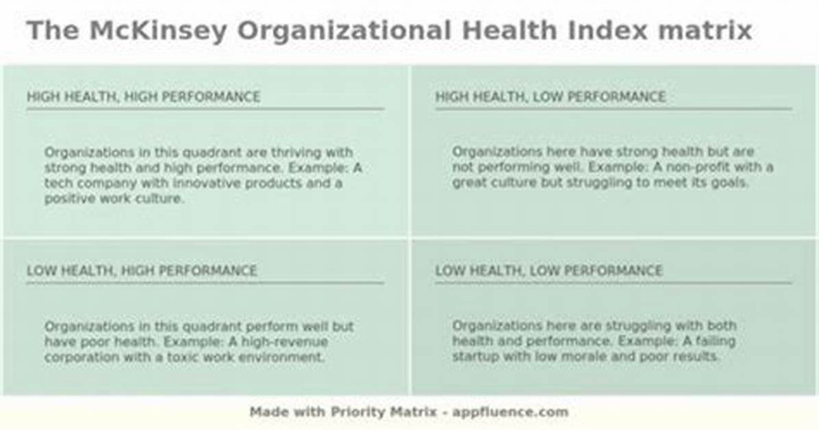 The Ultimate Guide to Mckinsey Organisational Health Index