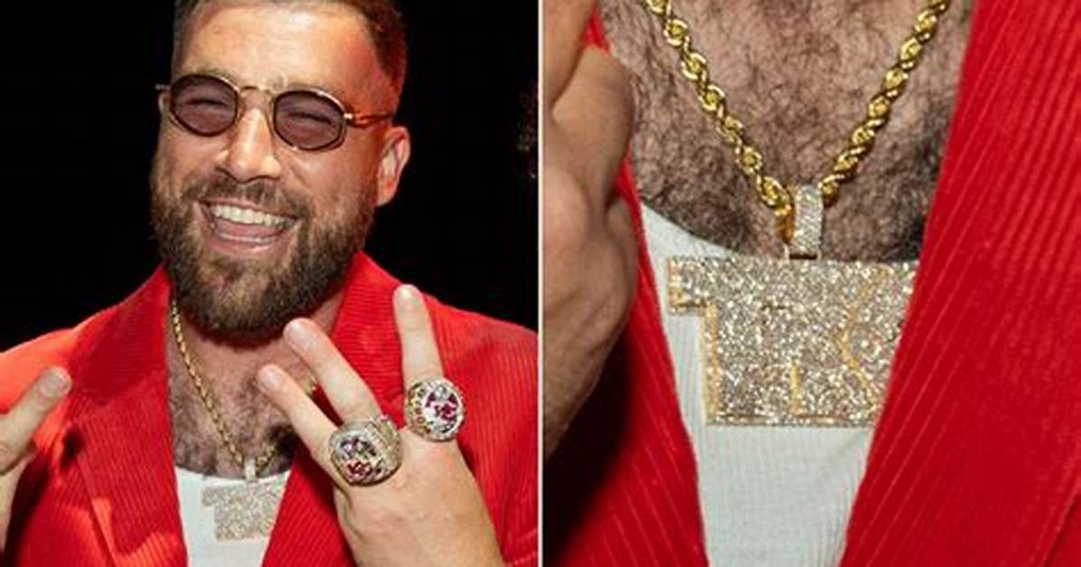 Travis Kelce Chain Necklace: a Trendy Statement Piece in Sports Fashion