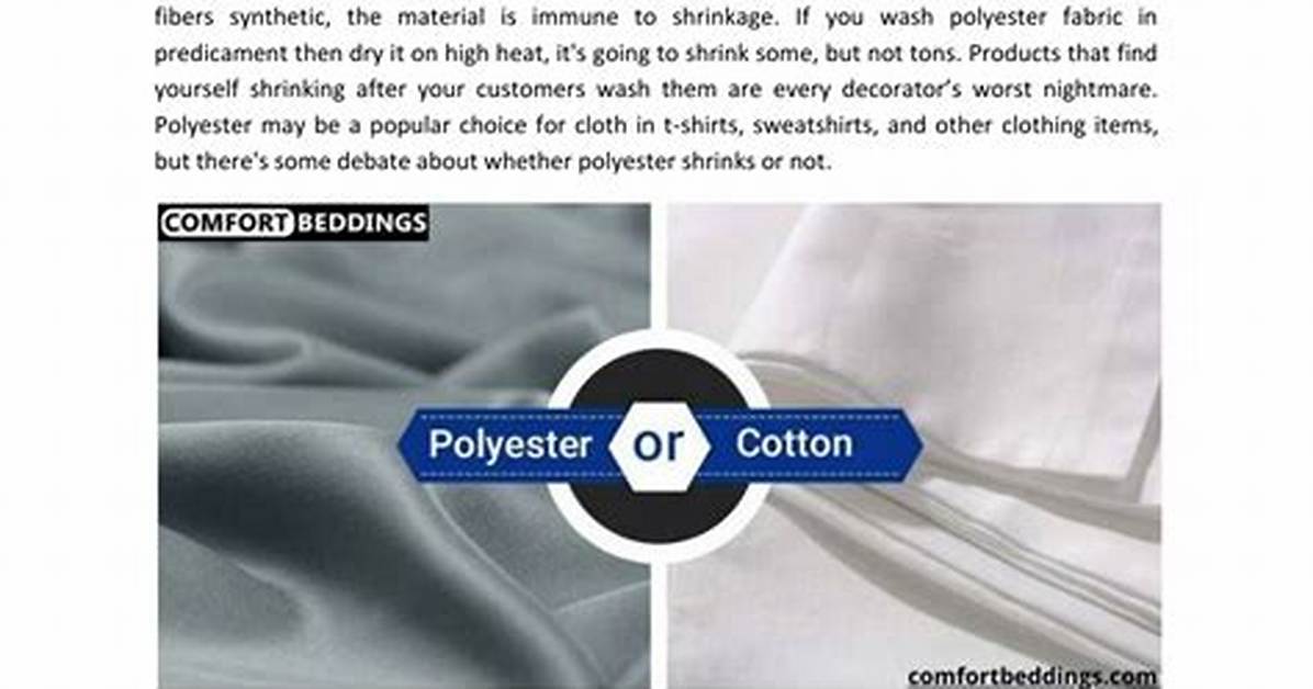 Understanding Polyester: Does Polyester Shrink?