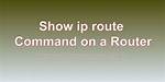 Understanding the Show Ip Route Command in Windows