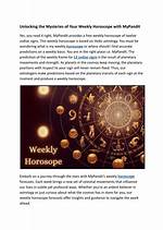 Unlocking the Mysteries of Your August Horoscope