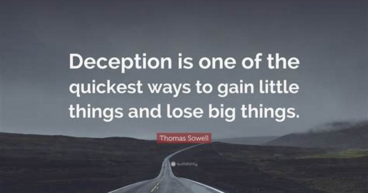 Unmasking Deceit: the Power of Deceitful Quotes