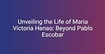 Unveiling the Life of Maria Victoria Henao: the Book That Reveals It All
