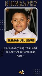 Unveiling the Mystery: Who Is Emmanuel Lewis' Wife?