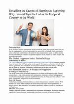 Unveiling the Secrets of Age and Happiness
