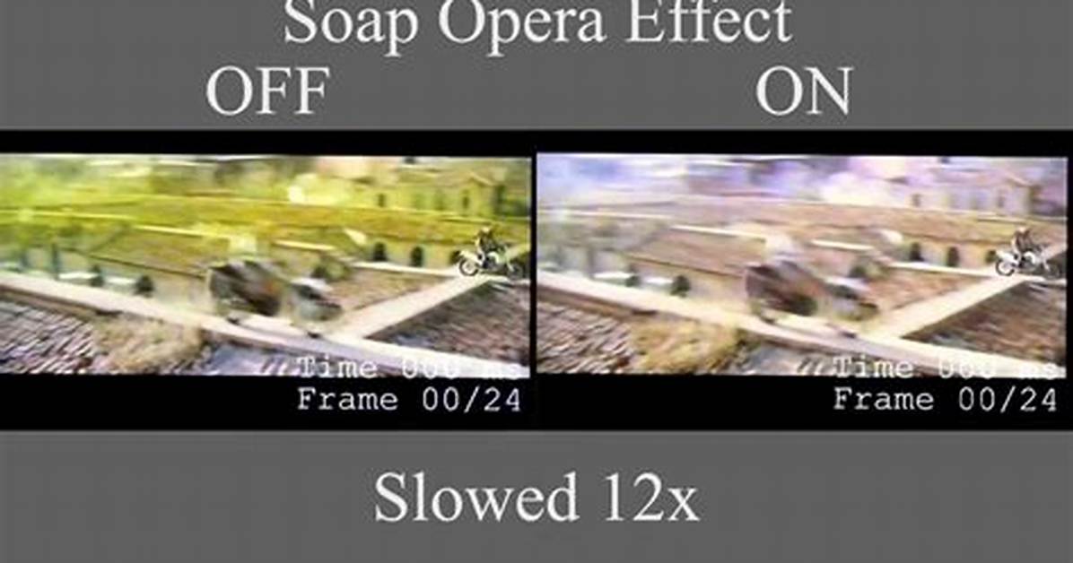 What Is the Soap Opera Effect? How to Disable Tv Motion Smoothing