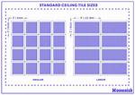 What Is the Standard Ceiling Tile Size?